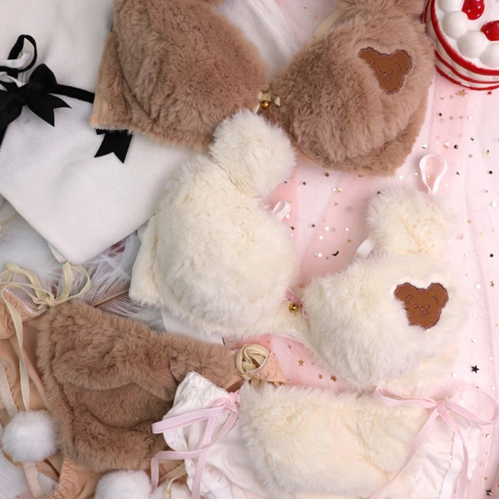Womens Lolita Kawaii 2pcs Bra Panty Set Cute - Bliss Berry