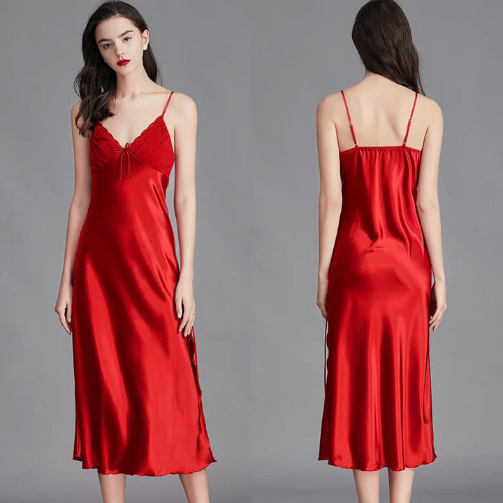 Nightgowns For Women Long Sleeveless Night Gowns - Bliss Berry
