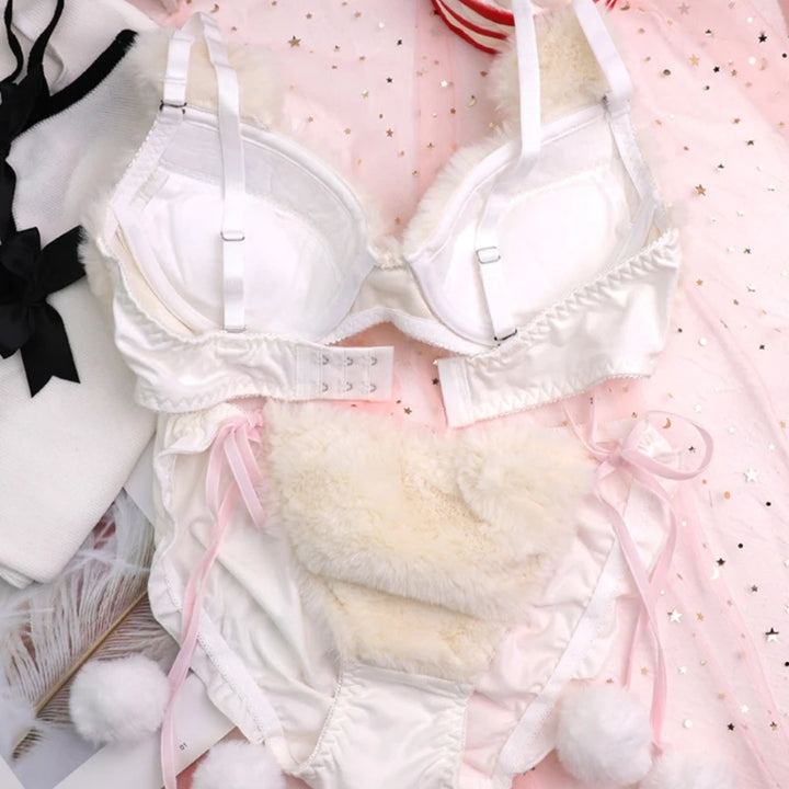 Womens Lolita Kawaii 2pcs Bra Panty Set Cute - Bliss Berry