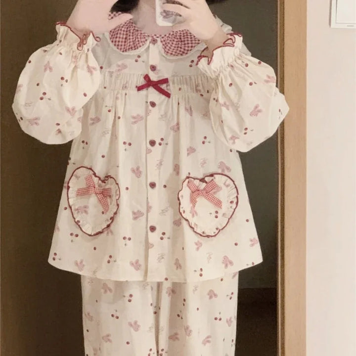 Pajama Pants Set Women's Clothing Homewear - Bliss Berry
