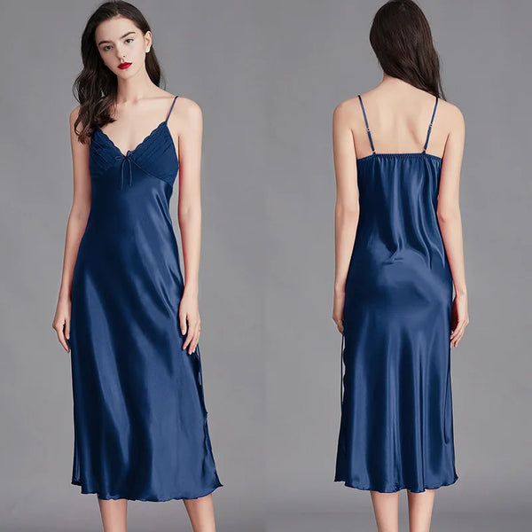 Nightgowns For Women Long Sleeveless Night Gowns - Bliss Berry