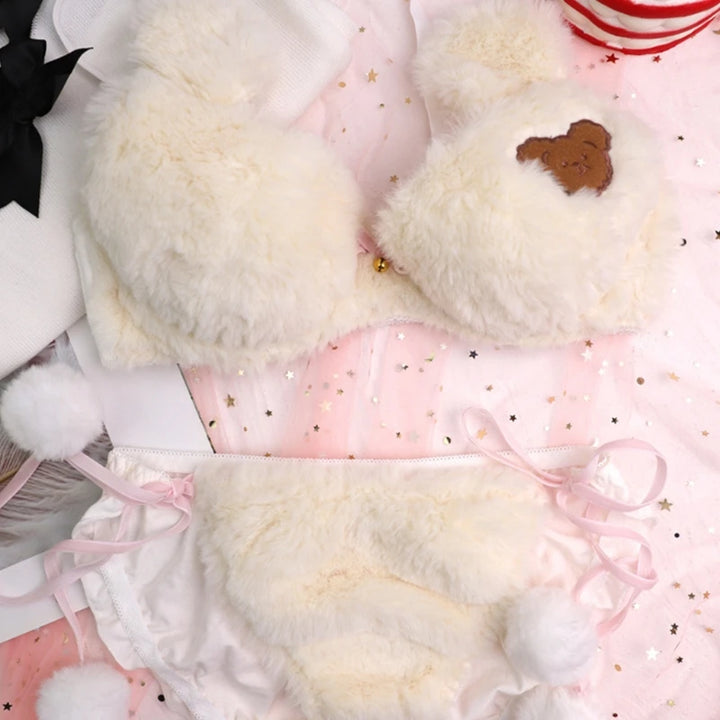 Womens Lolita Kawaii 2pcs Bra Panty Set Cute - Bliss Berry