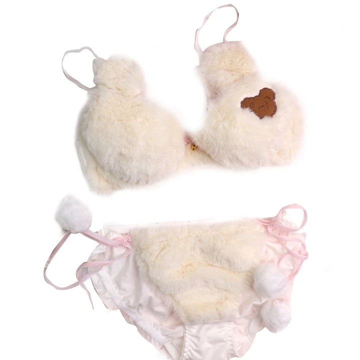 Womens Lolita Kawaii 2pcs Bra Panty Set Cute - Bliss Berry
