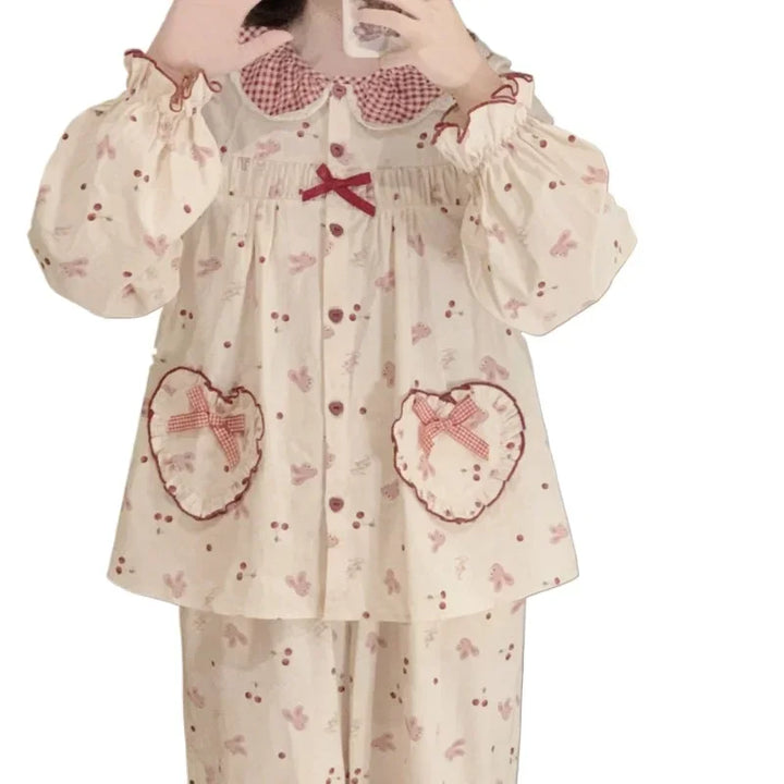 Pajama Pants Set Women's Clothing Homewear - Bliss Berry